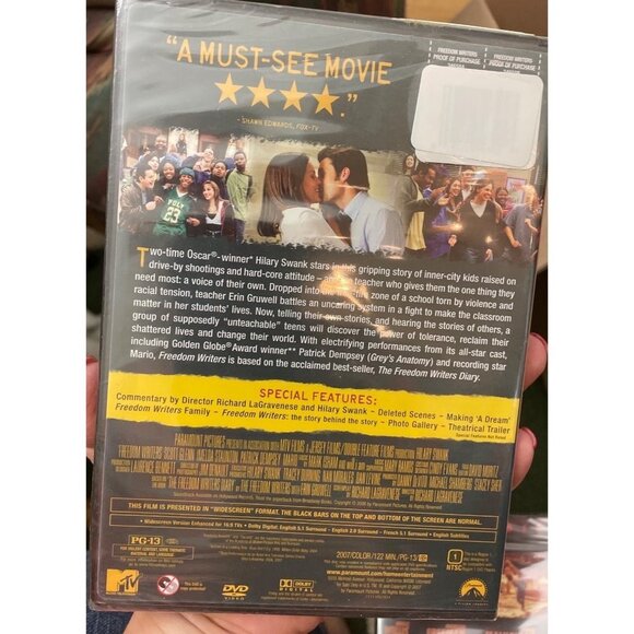 Freedom Writers DVD Movie Hilary Swank Patrick Dempsey - Picture 2 of 2